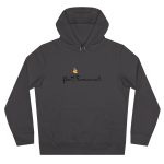 Sudadera con capucha King - Gris asfalto - Camiseta Flor Romaniál Sudadera con capucha King - Gris asfalto - Camiseta Flor Romaniál