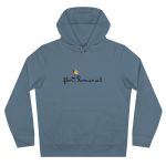 Sudadera con capucha King - Azul nordico - Camiseta Flor Romaniál Sudadera con capucha King - Azul nordico - Camiseta Flor Romaniál
