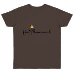 Camiseta punto liso - Marron oso - Camiseta Flor Romaniál Camiseta punto liso - Marron oso - Camiseta Flor Romaniál