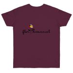 Camiseta punto liso - Burdeos - Camiseta Flor Romaniál Camiseta punto liso - Burdeos - Camiseta Flor Romaniál