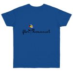 Camiseta punto liso - Azul royal intenso - Camiseta Flor Romaniál Camiseta punto liso - Azul royal intenso - Camiseta Flor Romaniál