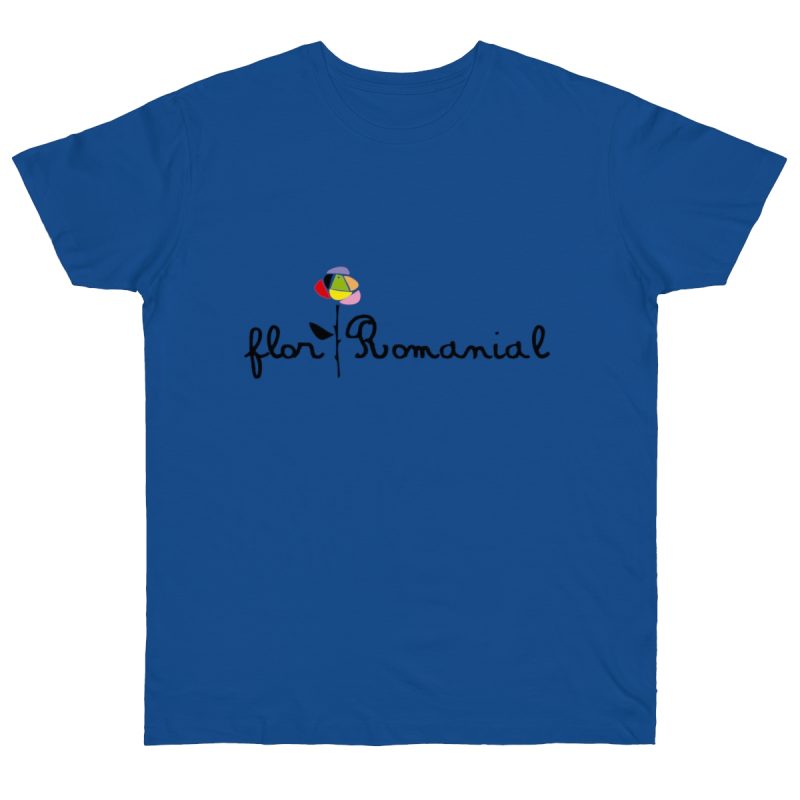 Camiseta punto liso - Azul royal intenso - Camiseta Flor Romaniál