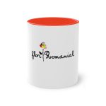 Taza bicolor - Rojo - Camiseta Flor Romaniál