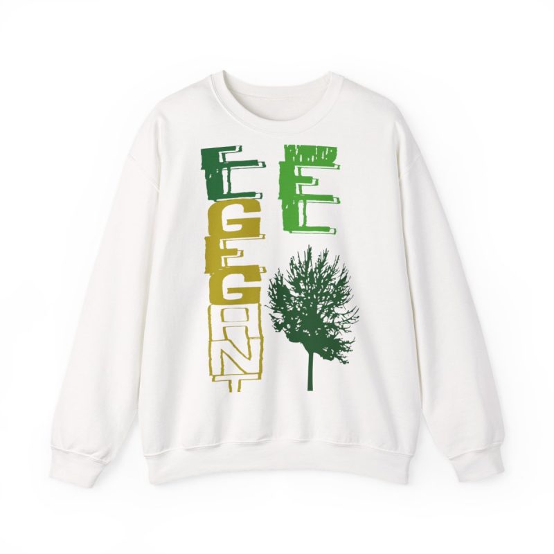 Sudadera cuello redondo - Blanco - Camiseta Gegant des Pi «ELEGANT»