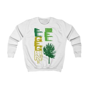 Sudadera infantil - Blanco artico - Camiseta Gegant des Pi «ELEGANT»