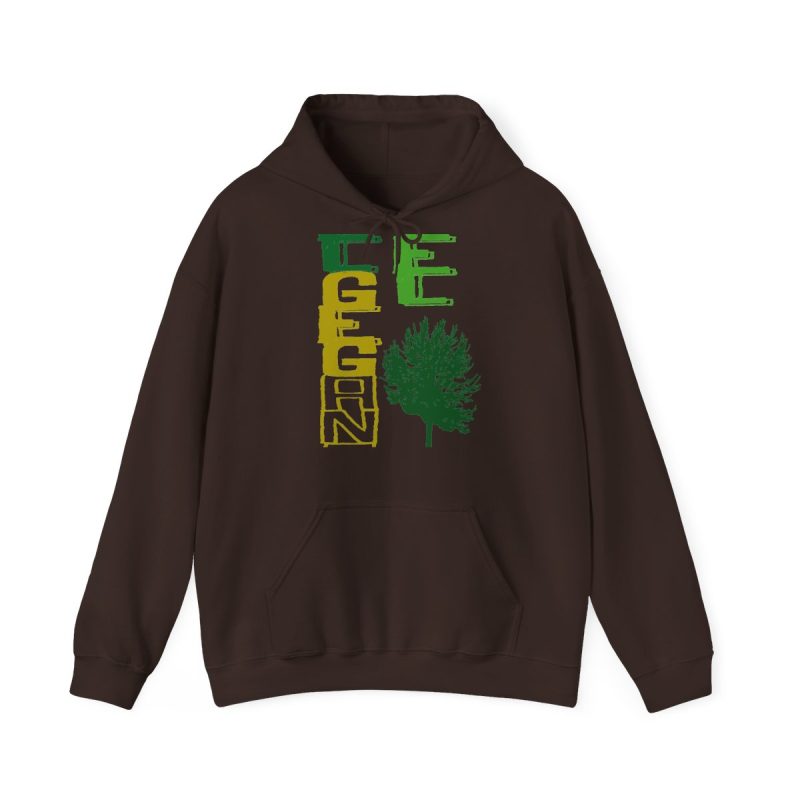 Sudadera con capucha - Marron chocolate oscuro - Camiseta Gegant des Pi «ELEGANT»