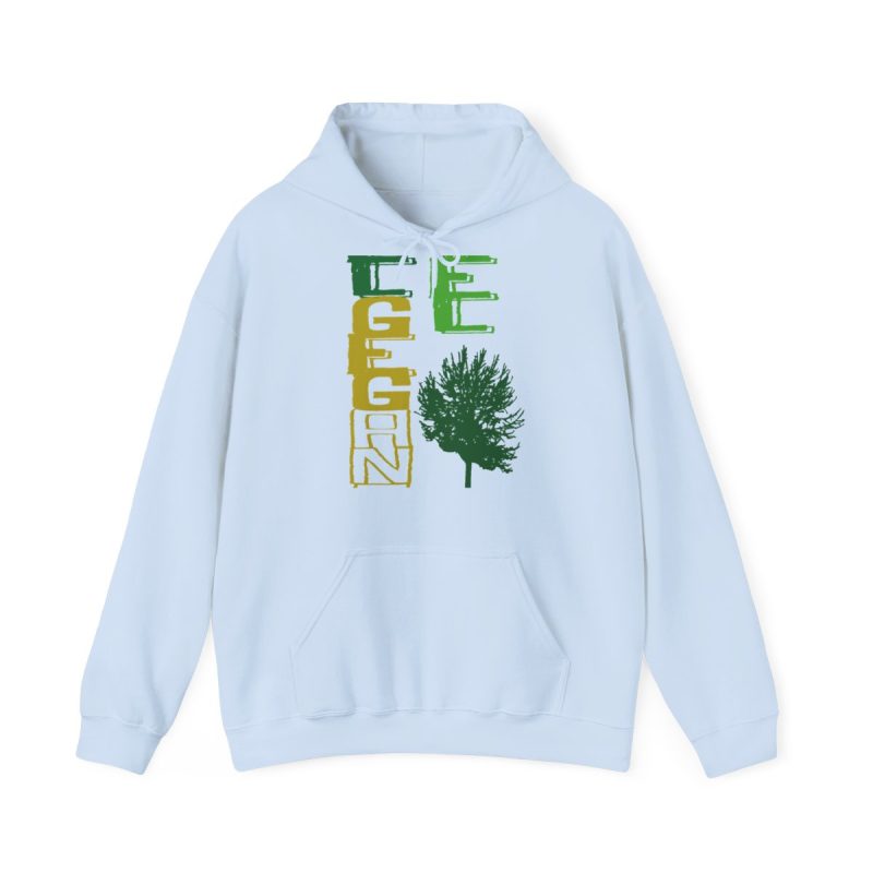Sudadera con capucha - Azul claro - Camiseta Gegant des Pi «ELEGANT»