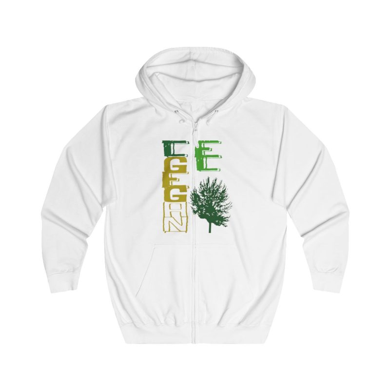 Sudadera con capucha y cremallera - Blanco artico - Camiseta Gegant des Pi «ELEGANT» Sudadera con capucha y cremallera - Blanco artico - Camiseta Gegant des Pi «ELEGANT»
