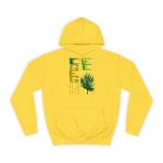 Sudadera universitaria - Amarillo sol - Camiseta Gegant des Pi «ELEGANT»