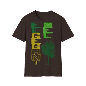Camiseta Softstyle - Marron chocolate oscuro - Camiseta Gegant des Pi «ELEGANT»