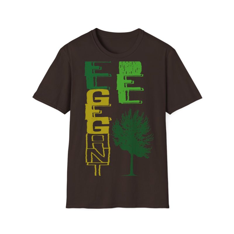 Camiseta Softstyle - Marron chocolate oscuro - Camiseta Gegant des Pi «ELEGANT» Camiseta Softstyle - Marron chocolate oscuro - Camiseta Gegant des Pi «ELEGANT»