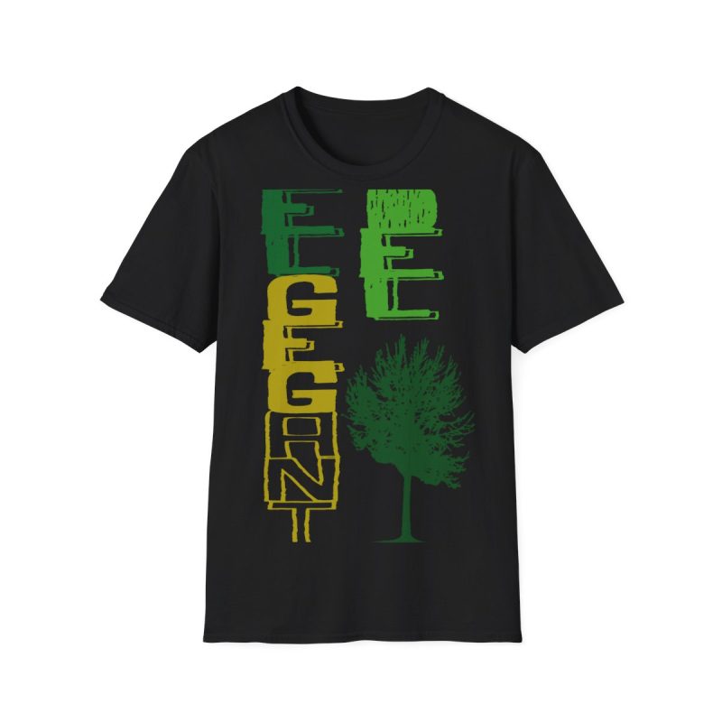 Camiseta Softstyle - Negro - Camiseta Gegant des Pi «ELEGANT»