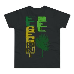 Camiseta hombre punto liso - Negro - Camiseta Gegant des Pi «ELEGANT»