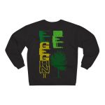 Sudadera cuello redondo premium - Negro - Camiseta Gegant des Pi «ELEGANT»