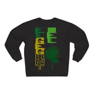 Sudadera cuello redondo premium - Negro - Camiseta Gegant des Pi «ELEGANT»