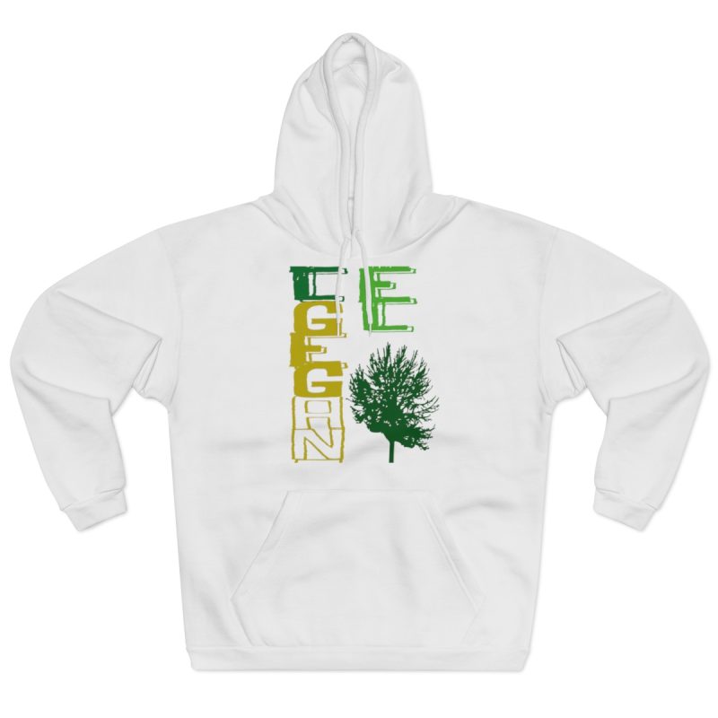 Sudadera con capucha cerrada - Blanco - Camiseta Gegant des Pi «ELEGANT»