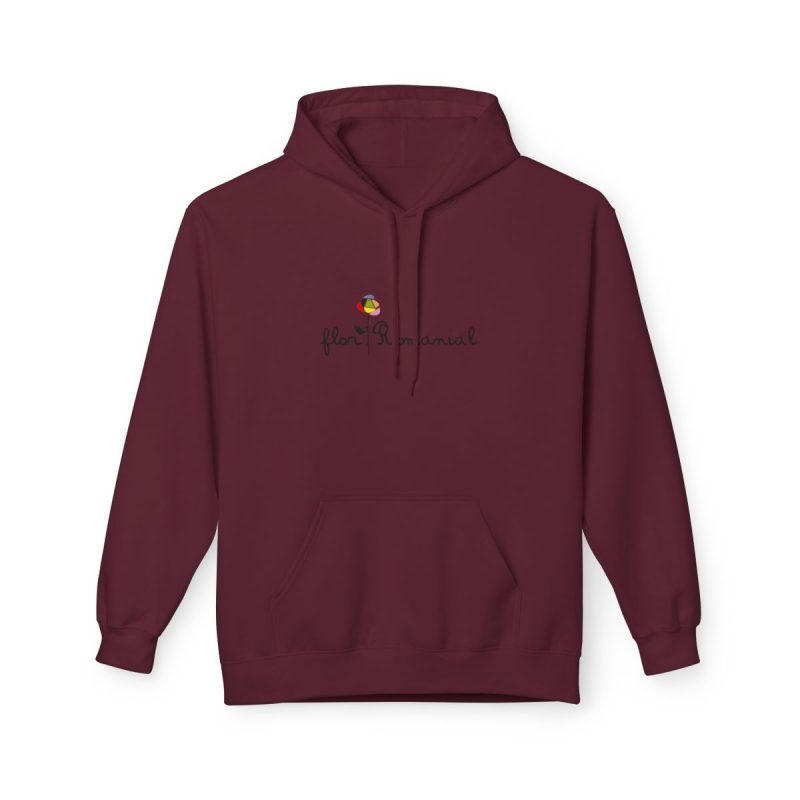 Sudadera Softstyle con capucha - Granate - Camiseta Flor Romaniál