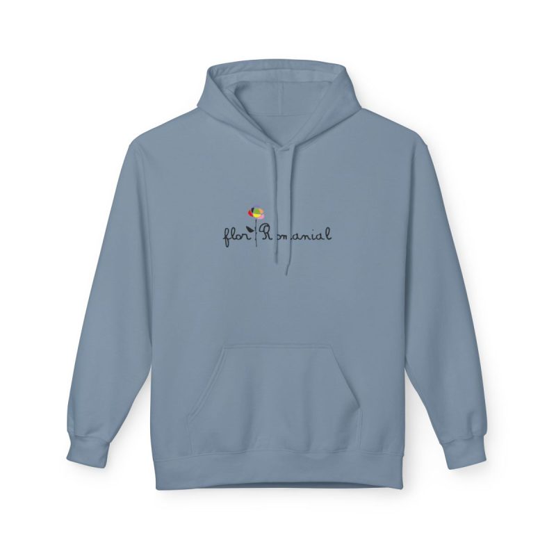 Sudadera Softstyle con capucha - Azul piedra - Camiseta Flor Romaniál