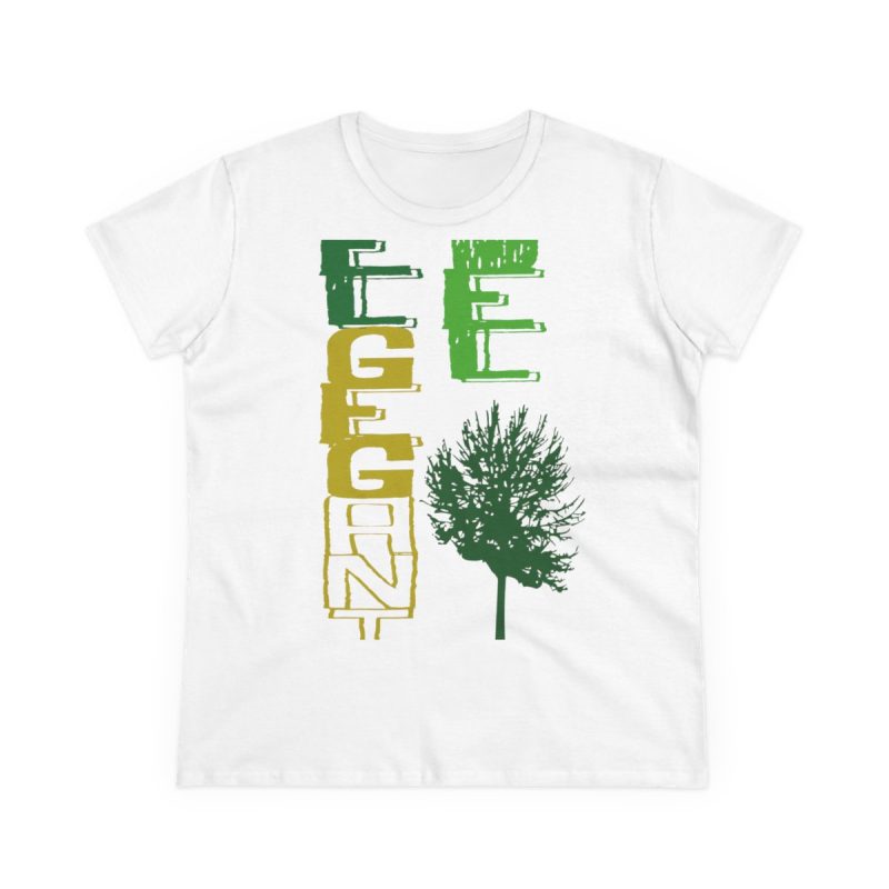 Camiseta mujer algodon medio - Blanco - Camiseta Gegant des Pi «ELEGANT» Camiseta mujer algodon medio - Blanco - Camiseta Gegant des Pi «ELEGANT»