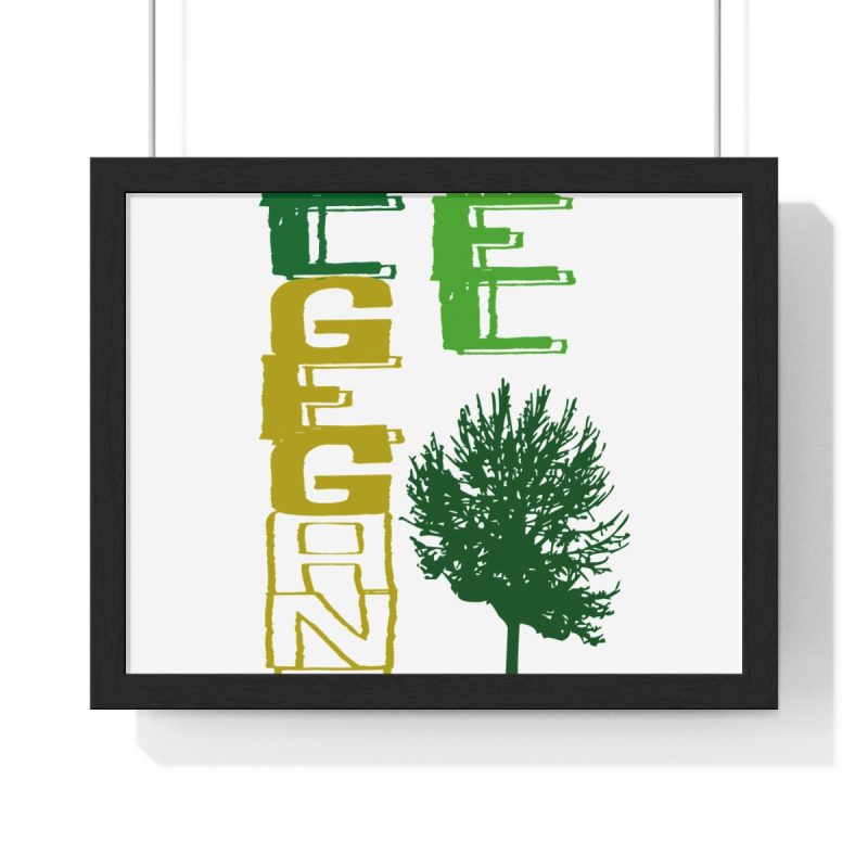 Poster enmarcado horizontal - Negro - Camiseta Gegant des Pi «ELEGANT» Poster enmarcado horizontal - Negro - Camiseta Gegant des Pi «ELEGANT»