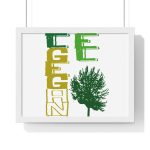 Poster enmarcado horizontal - Blanco - Camiseta Gegant des Pi «ELEGANT» Poster enmarcado horizontal - Blanco - Camiseta Gegant des Pi «ELEGANT»