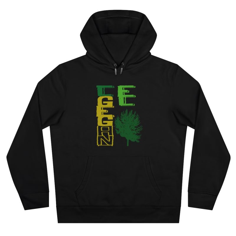 Sudadera con capucha King - Negro puro - Camiseta Gegant des Pi «ELEGANT»