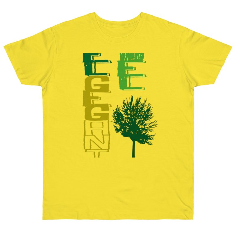 Camiseta punto liso - Amarillo solar - Camiseta Gegant des Pi «ELEGANT»