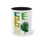 Taza bicolor - Negro - Camiseta Gegant des Pi «ELEGANT» Taza bicolor - Negro - Camiseta Gegant des Pi «ELEGANT»