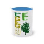 Taza bicolor - Azul claro - Camiseta Gegant des Pi «ELEGANT» Taza bicolor - Azul claro - Camiseta Gegant des Pi «ELEGANT»