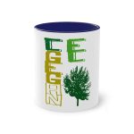 Taza bicolor - Azul oscuro - Camiseta Gegant des Pi «ELEGANT» Taza bicolor - Azul oscuro - Camiseta Gegant des Pi «ELEGANT»