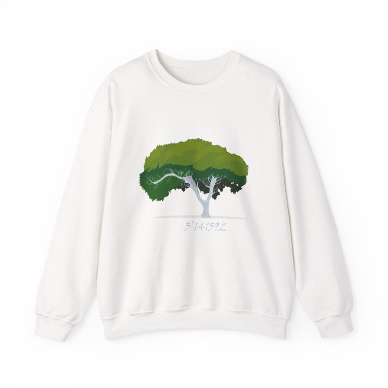 Sudadera cuello redondo - Blanco - Camiseta número pi