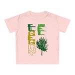Camiseta de bebe - Rosa empolvado - Camiseta Gegant des Pi «ELEGANT»