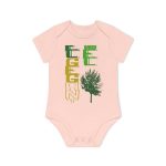Body bebe manga corta organico - Rosa empolvado - Camiseta Gegant des Pi «ELEGANT» Body bebe manga corta organico - Rosa empolvado - Camiseta Gegant des Pi «ELEGANT»