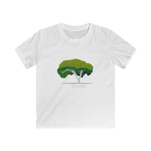 Camiseta infantil Softstyle - Blanco - Camiseta número pi