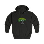 Sudadera con capucha y cremallera - Negro azabache - Camiseta número pi Sudadera con capucha y cremallera - Negro azabache - Camiseta número pi
