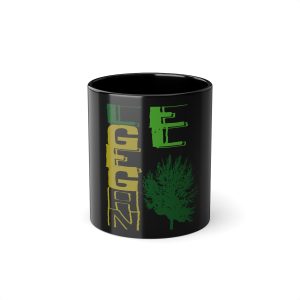 Taza negra 325 ml - Negro - Camiseta Gegant des Pi «ELEGANT»