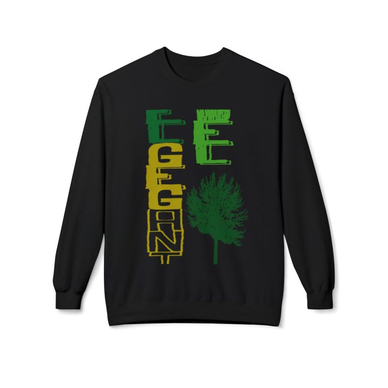 Sudadera Softstyle cuello redondo - Negro - Camiseta Gegant des Pi «ELEGANT»