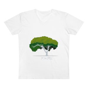 Camiseta hombre cuello de pico Presenter - Blanco - Camiseta número pi