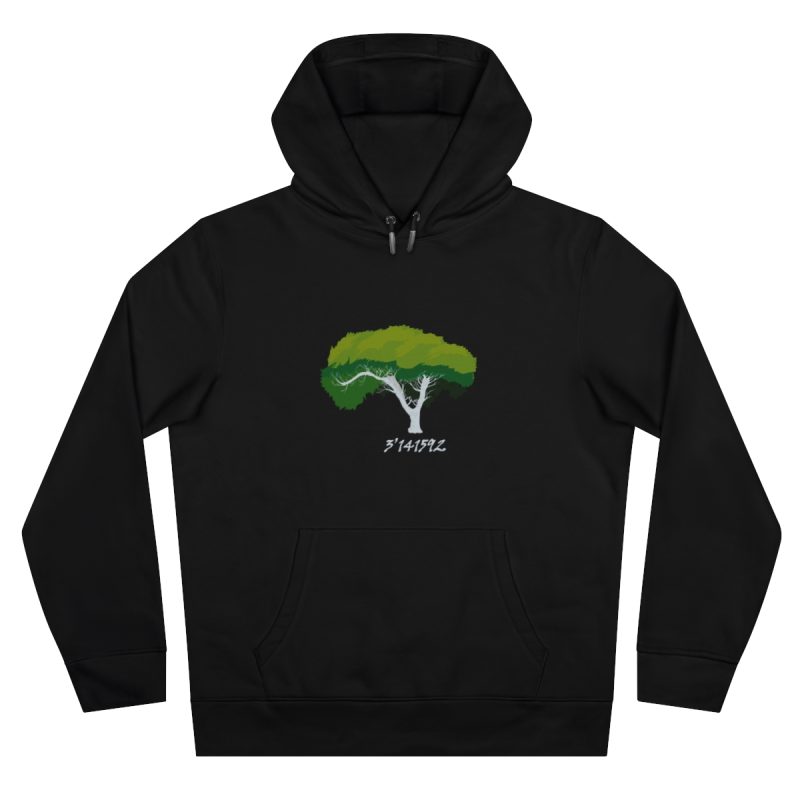 Sudadera con capucha King - Negro puro - Camiseta número pi