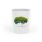 Taza con asa de corazon - Blanco - Camiseta número pi