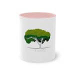 Taza bicolor - Rosa - Camiseta número pi Taza bicolor - Rosa - Camiseta número pi