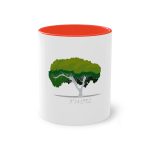Taza bicolor - Rojo - Camiseta número pi Taza bicolor - Rojo - Camiseta número pi