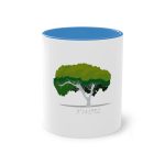 Taza bicolor - Azul claro - Camiseta número pi Taza bicolor - Azul claro - Camiseta número pi
