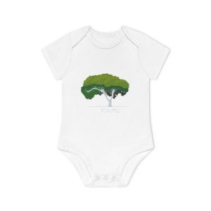 Body bebe manga corta organico - Blanco - Camiseta número pi