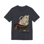 Camiseta jersey manga corta - Azul marino jaspeado - Camiseta Puig es fumat