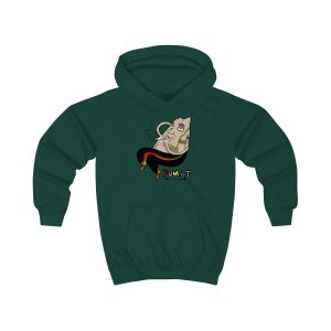 Sudadera con capucha infantil - Verde botella - Camiseta Puig es fumat