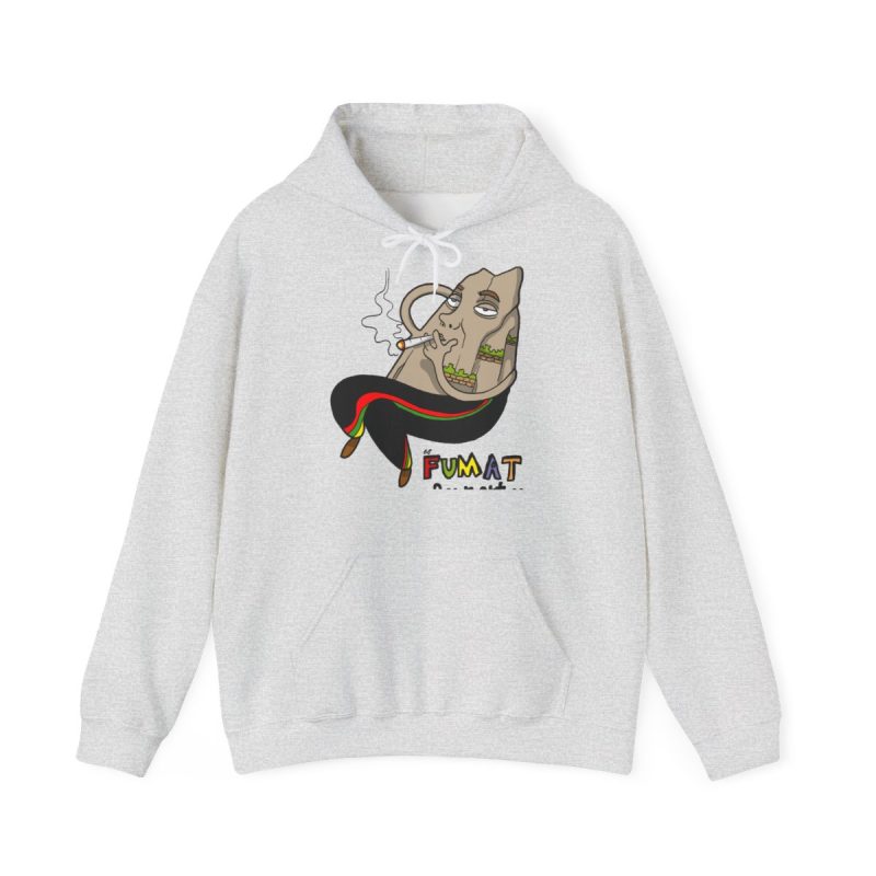 Sudadera con capucha - Gris ceniza - Camiseta Puig es fumat Sudadera con capucha - Gris ceniza - Camiseta Puig es fumat