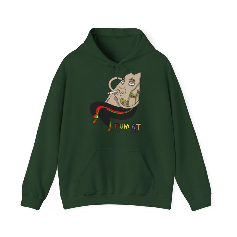 Sudadera con capucha - Verde bosque - Camiseta Puig es fumat