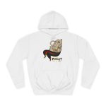 Sudadera universitaria - Blanco artico - Camiseta Puig es fumat Sudadera universitaria - Blanco artico - Camiseta Puig es fumat