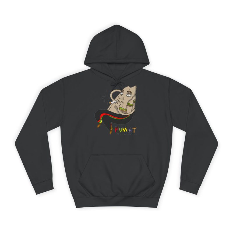 Sudadera universitaria - Negro azabache - Camiseta Puig es fumat